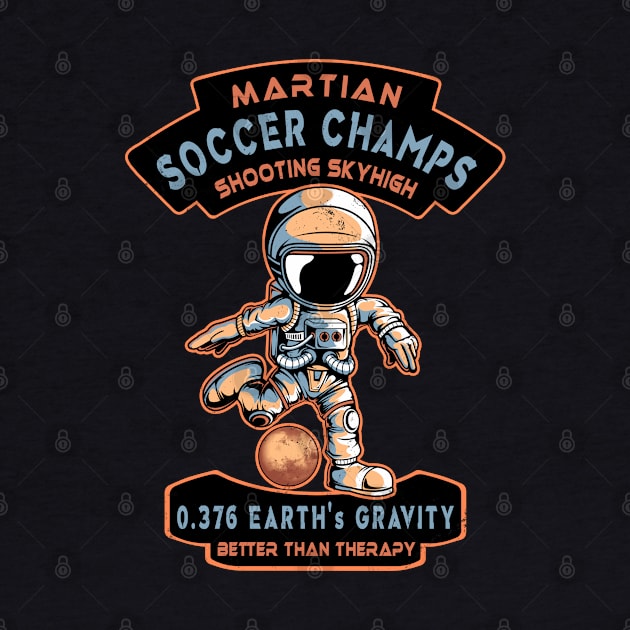 Spaceman Soccer by NicGrayTees